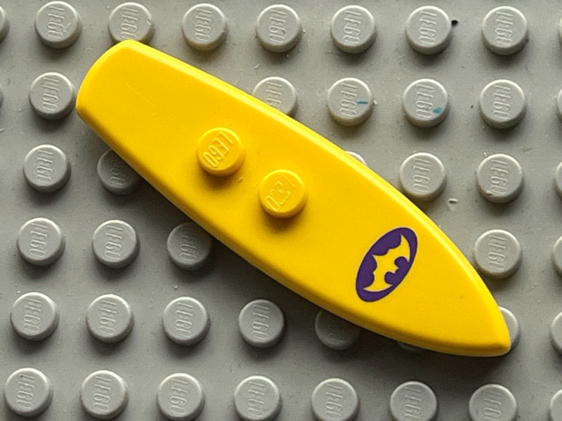 Planche De Surf  Lego Surfboard With Dark Purple Batman Logo 90397pb008 Coltlbm2