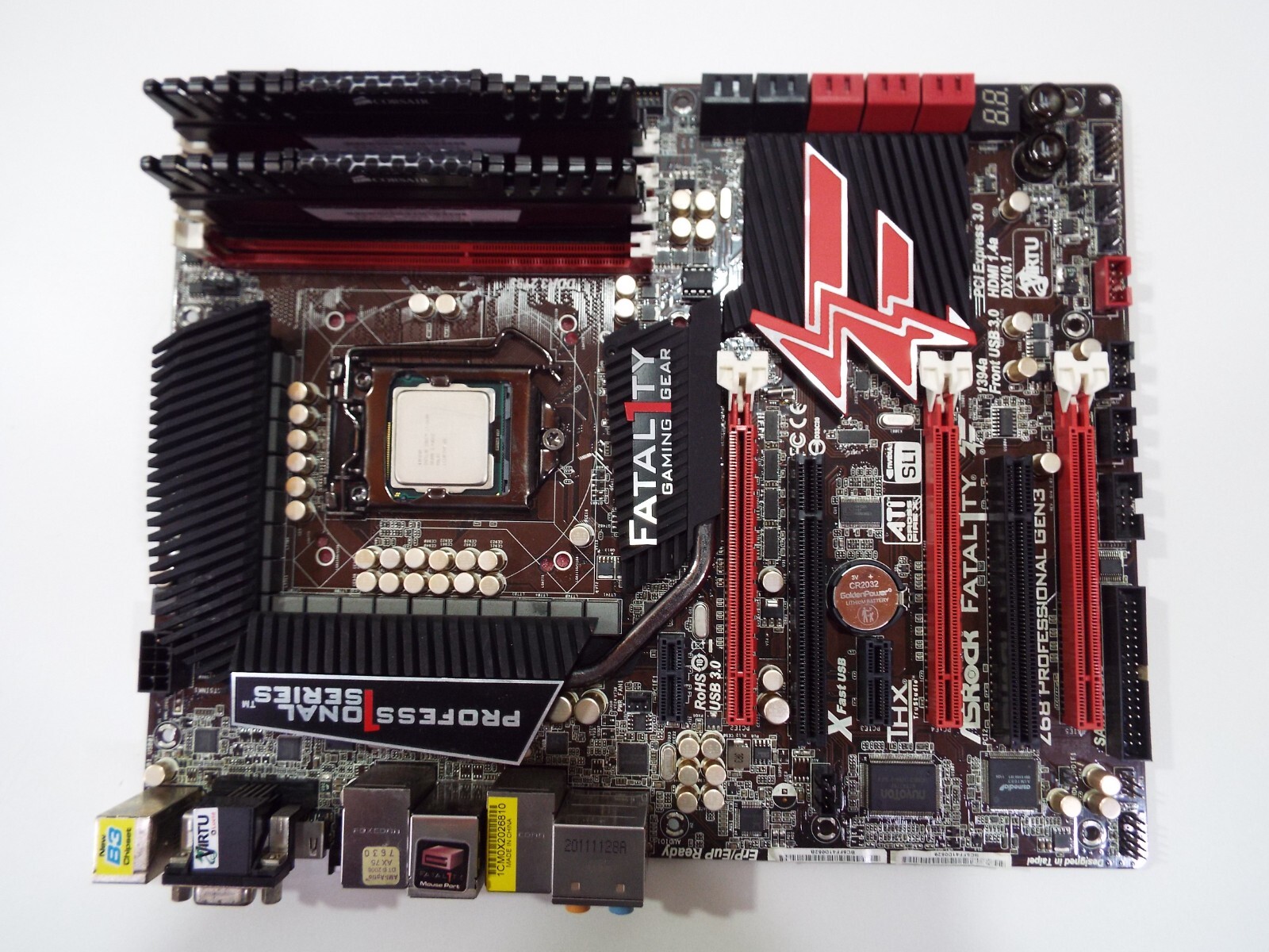 ASRock FATAL1TY Z68 PROFESSIONAL LGA1155 Motherboad + CPU i7