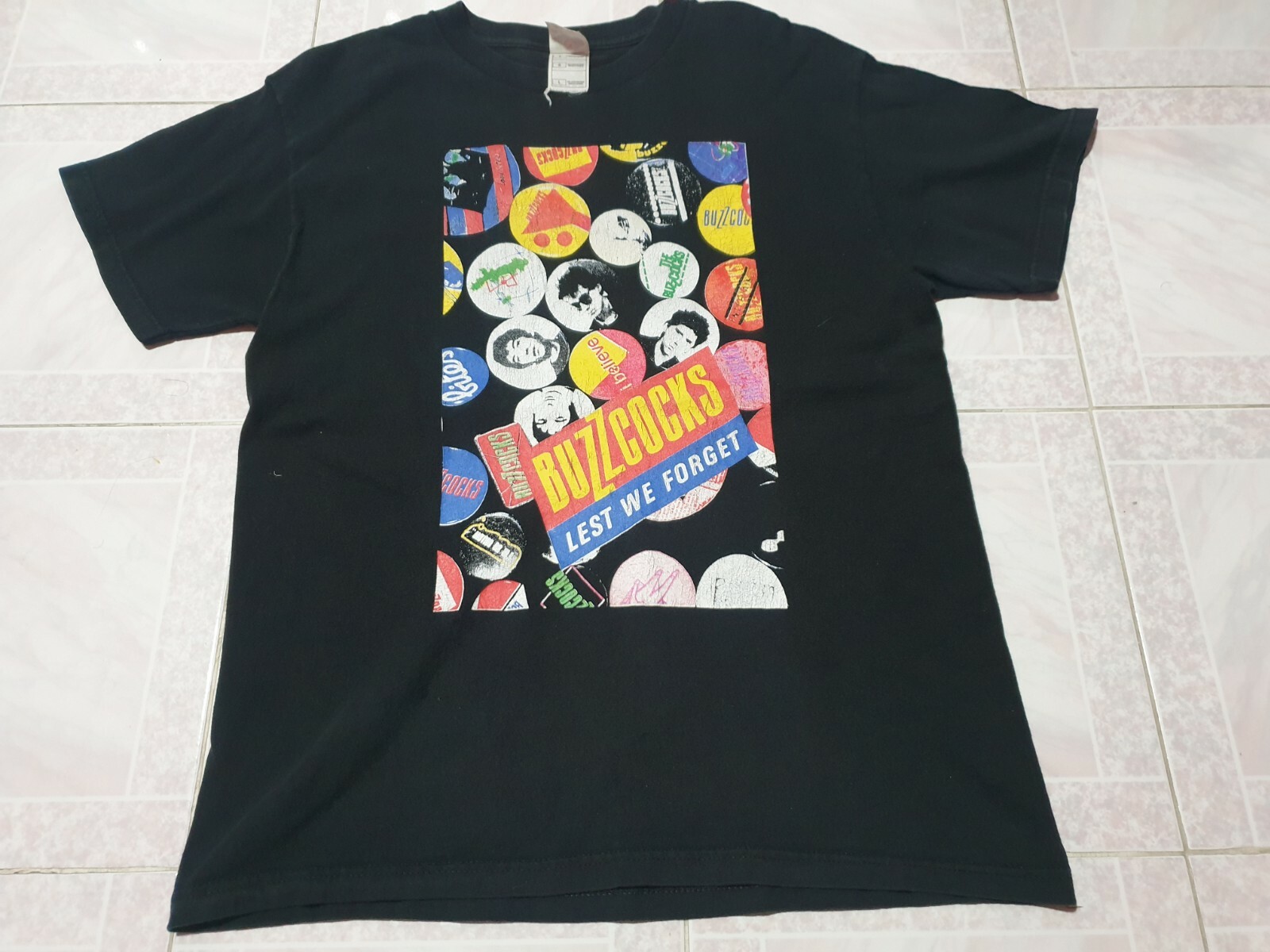 BUZZCOCKS vintage Tシャツ Rare Vintage Buzzcocks Lest we forget t shirt english punk