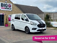 Ford Transit Custom 320 TDCI 185 L1H1 SPORT ECOBLUE DOUBLE CAB 5 SEAT CREW VAN
