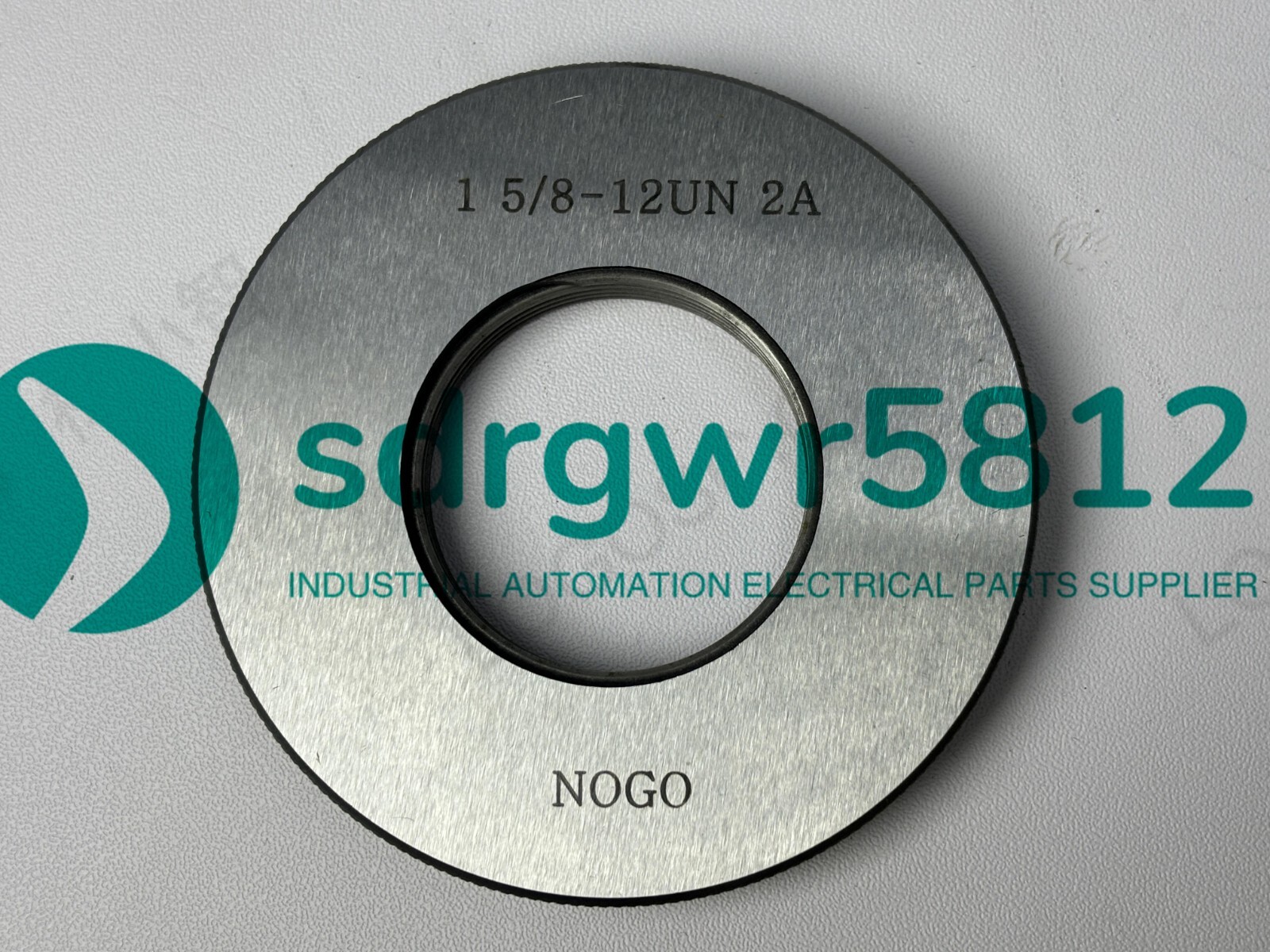 1 5/8-12 UN Thread Ring Gage 2A GO NOGO Calibrated #Q6613 ZX