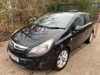 2014 Vauxhall Corsa 1.2 Excite 5dr [AC] Black 75k Miles FSH Years MOT Warranty H