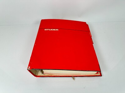 STUDER A80/RC MKII Tape Deck Service Instructions Manual