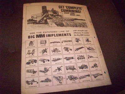 Original 1959 Minneapolis-Moline H 320 Picker-Husker S Sheller Operator's Manual