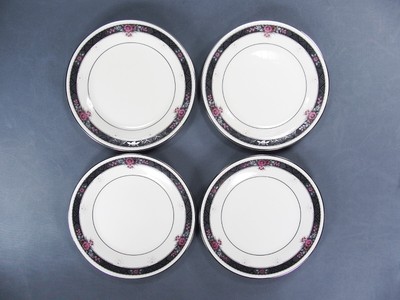 Noritake China ETIENNE Set of 4 BREAD / BUTTER PLATES Japan EXCELLENT!