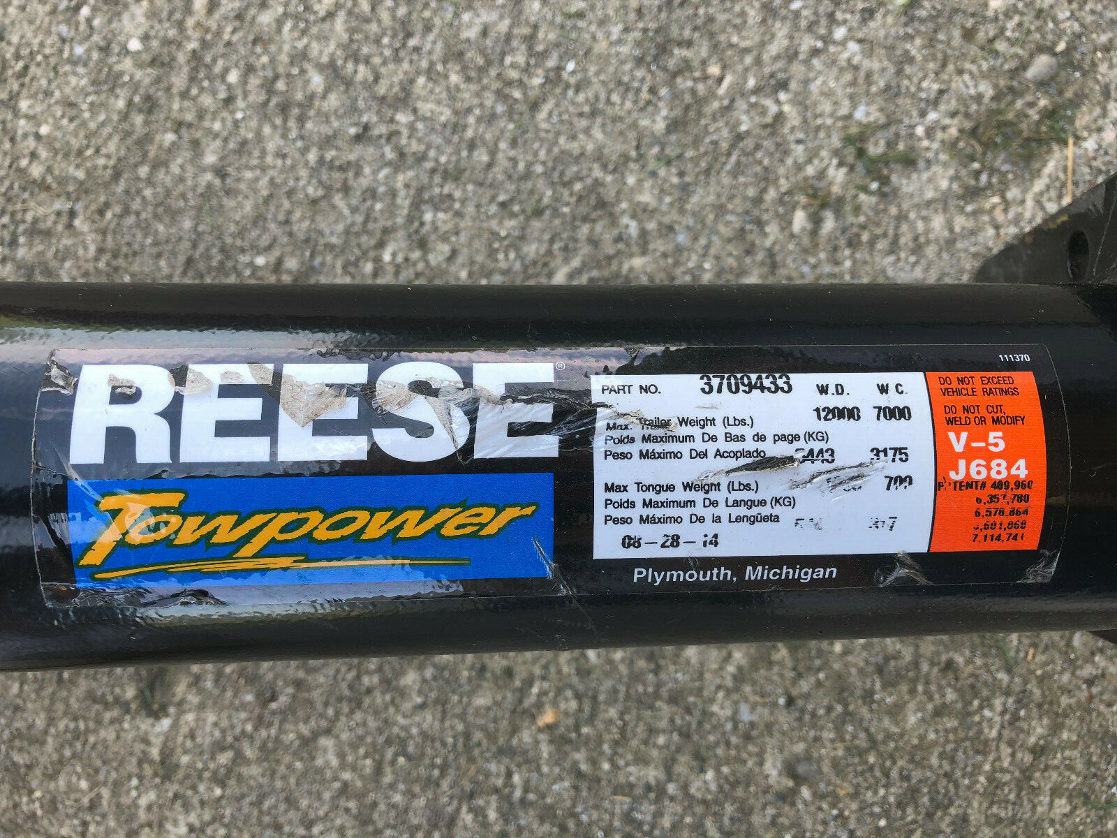 3709433 Reece Trailer Hitch Towpower 7000lbs | eBay