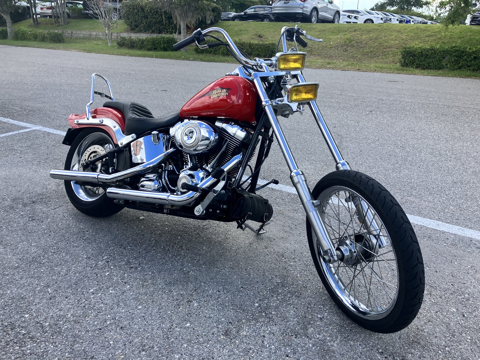 HARLEY DAVIDSON +6 FORK TUBES 41mm 6" OVER STOCK 30 1/4" HARD CHROME