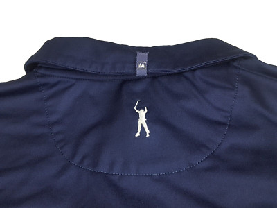 Mizzen + Main Polo Shirt Mens Phil Mickelson Golf Stretch Performance Medium