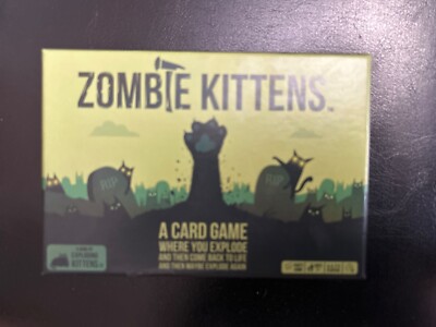 Zombie Kittens A Card Game By Exploding Kittens. Brand new. Opened but unused. 