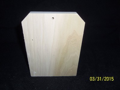 NEW ,SINGLE WREN BIRD HOUSE, UNFINISHED POPLAR (  U S A )