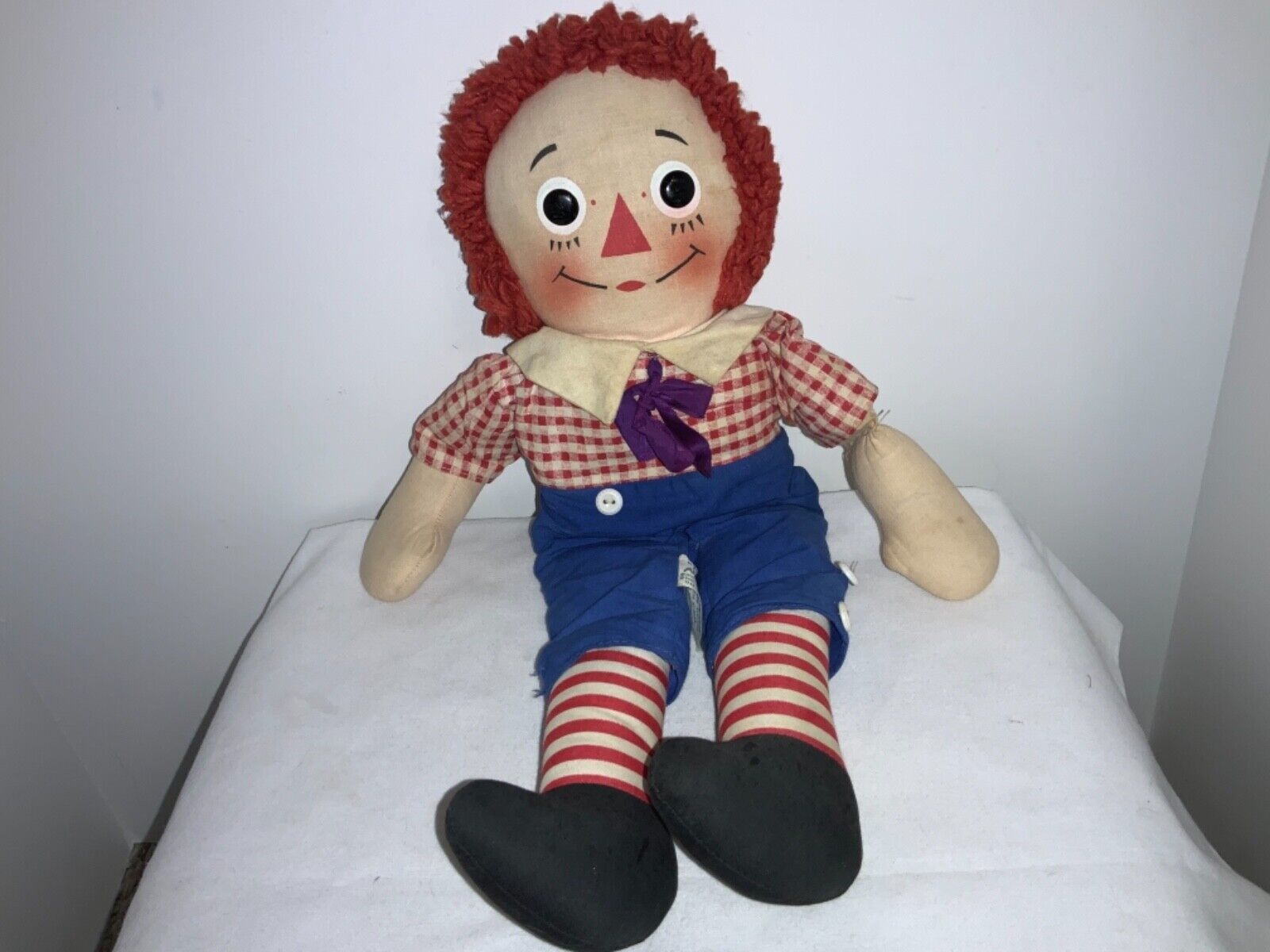 Vintage Raggedy Andy Doll Knickerbocker Hong Kong Original Vintage Raggedy Andy Doll Knickerbocker Hong Kong Original