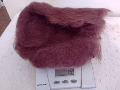 100% Very Soft Fine MOHAIR MED Brown Repair Part Antique Bisque or Reborn Doll
