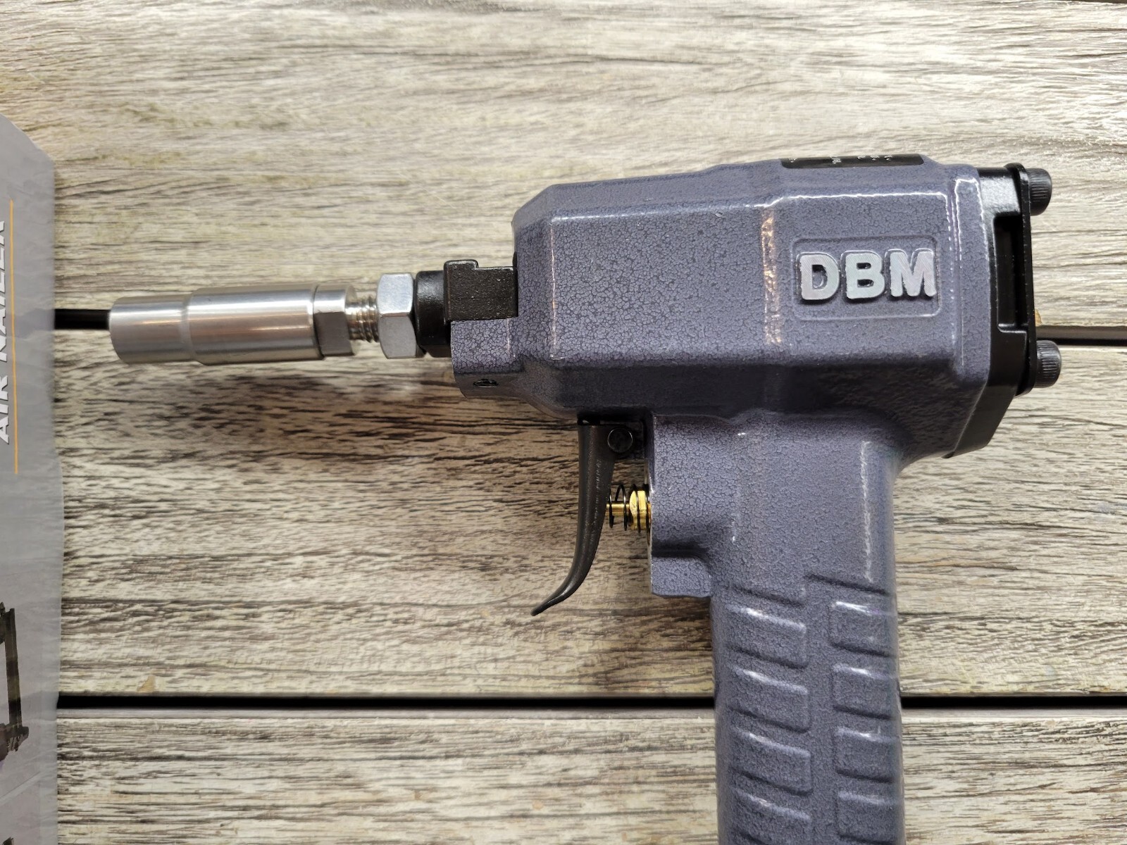 DBM1170 Pneumatic Nail Pushpin Gun Woodworking Air Stapler Nailer NEW OPEN