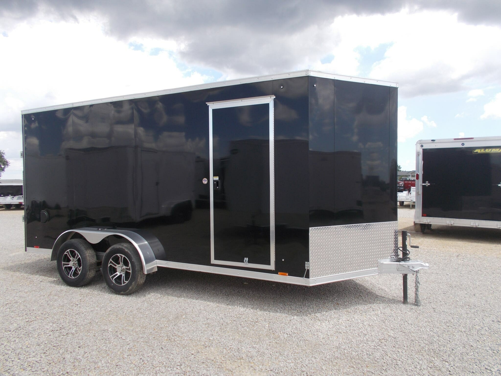 2020 Pace American 7x16' Aluminum Enclosed Cargo Trailer 12' Add Heig