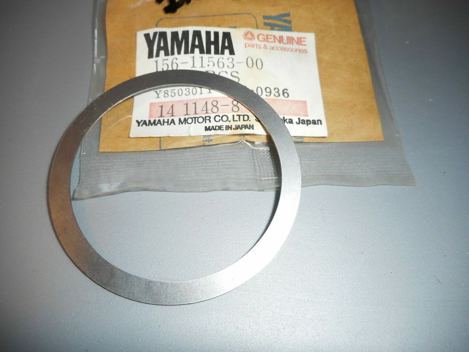 NOS Yamaha YDS5 YM2C DS6 TD2 SX500 OEM Genuine Crank Shim 156