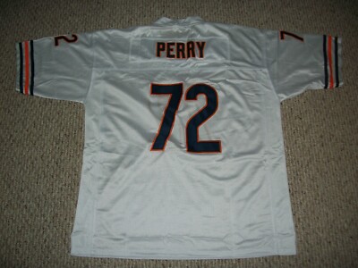WILLIAM PERRY Unsigned Custom Chicago White Sewn New Football Jersey Sizes S-3XL