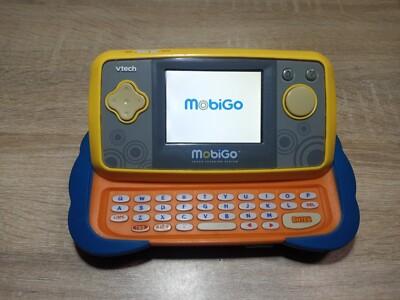 Vtech Mobigo Blue & Yellow Handheld Touch Screen Learning System Only 