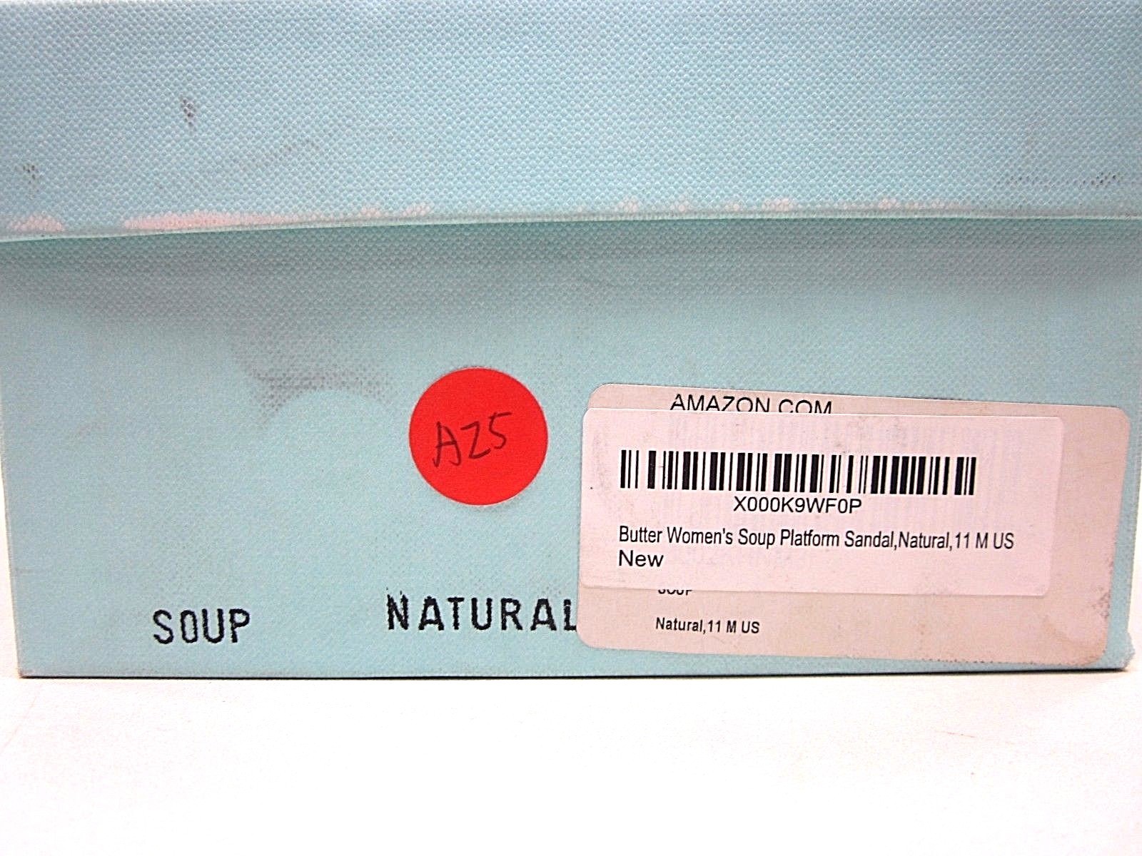 Pre-owned Butter , Soup Platform Sandal, Women's, Natural, Us Size 11 M, With Box In Beige