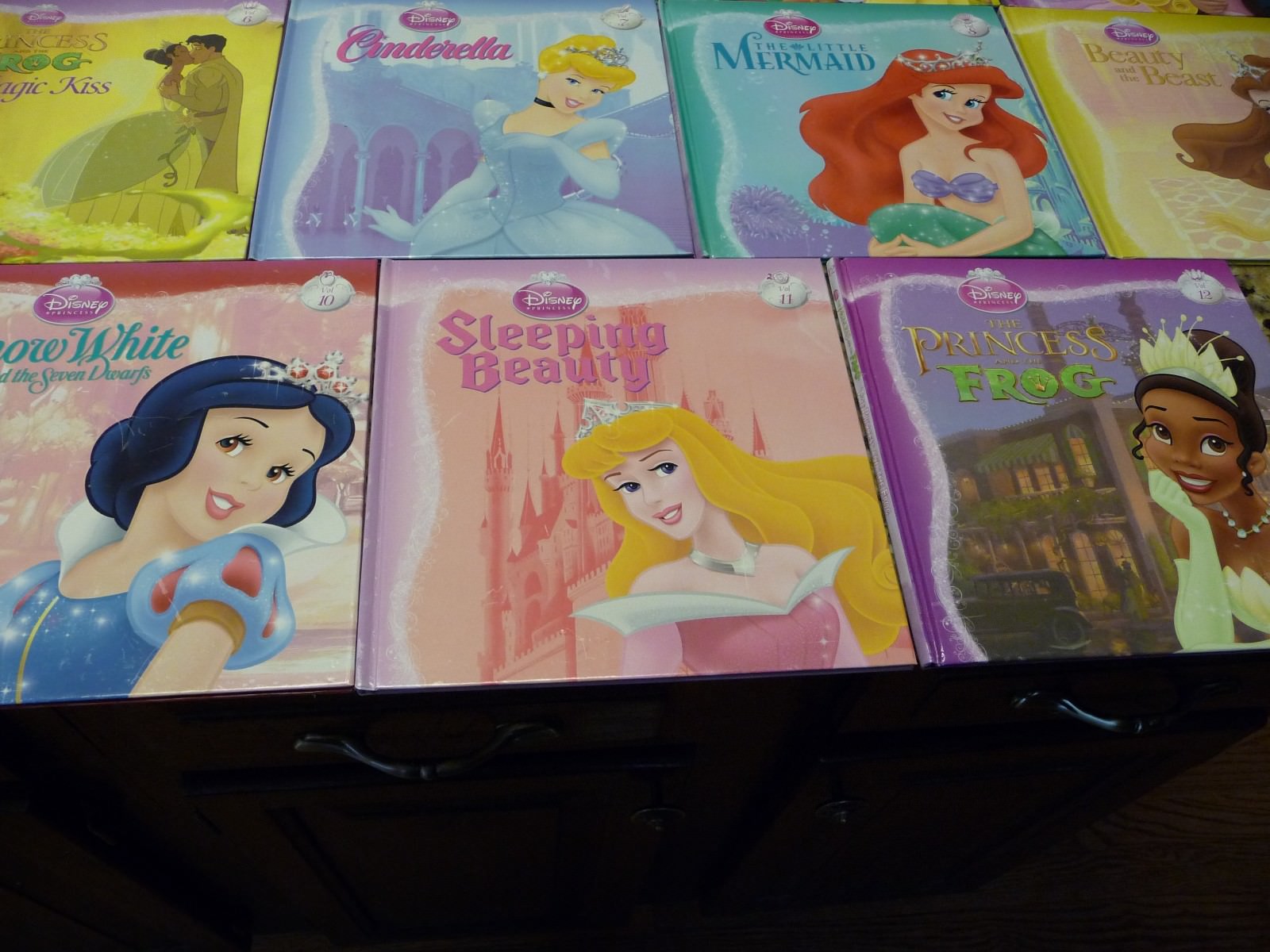 Nice! Disney Princess set #'s 1-12 no 3 hardcover lot Cinderella Snow White AR