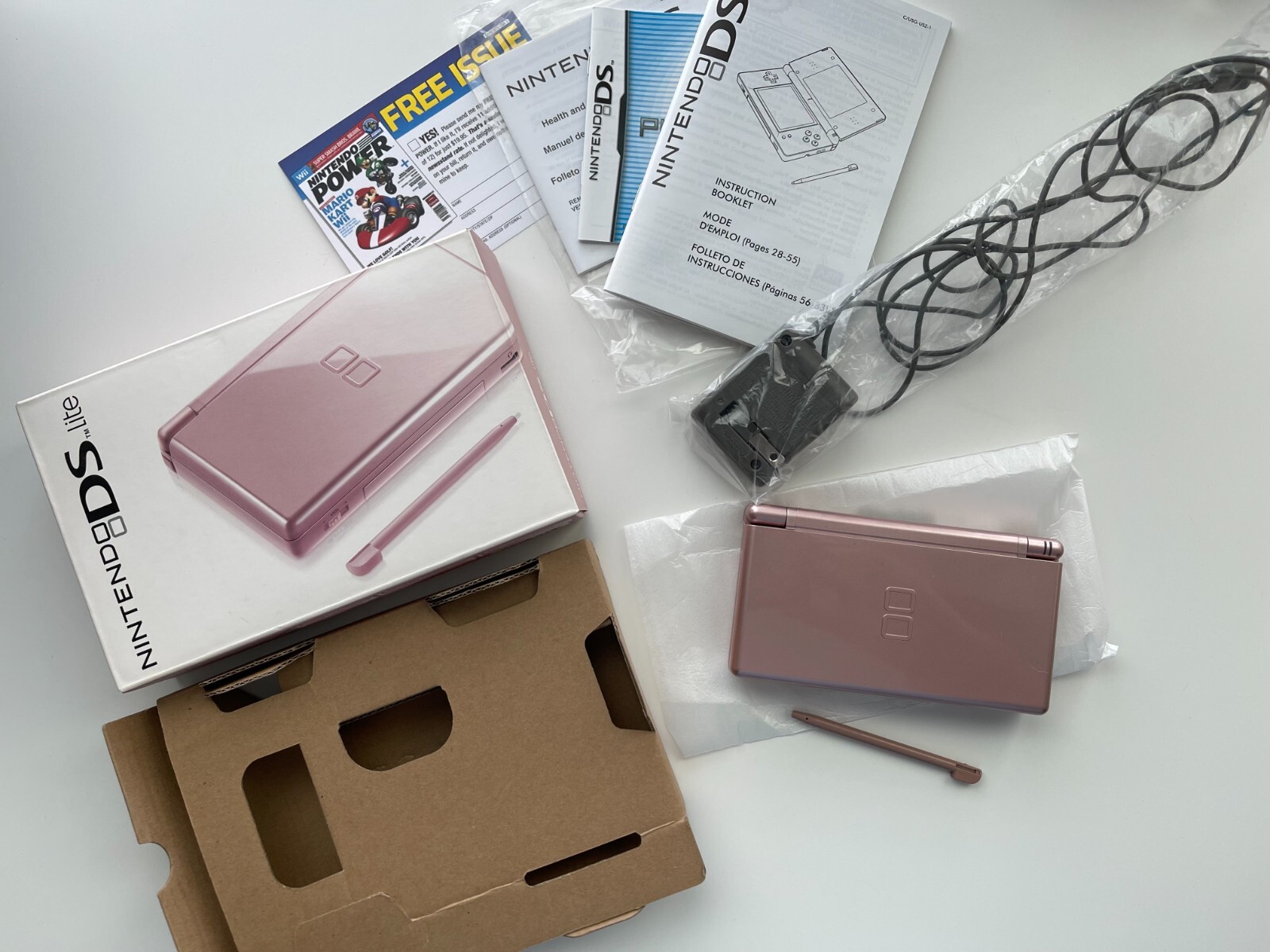 ニンテンドーDS - 【新品・未使用】NINTENDO-DS lite llic Rose Nintendo DS Lite Metallic Rose Pink System With Box