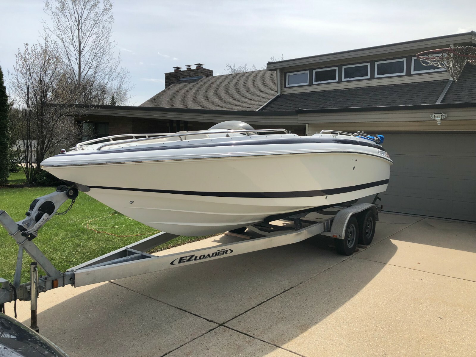 1997 Cobalt 23LS deck boat Volvo 7.4l Dual prop - mechanic special
