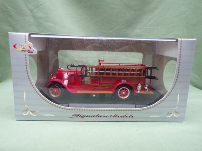 PRIX LIQUIDATION CAMION POMPIERS REO FIRE TRUCK 1928 1/43 SIGNATURE MODELS