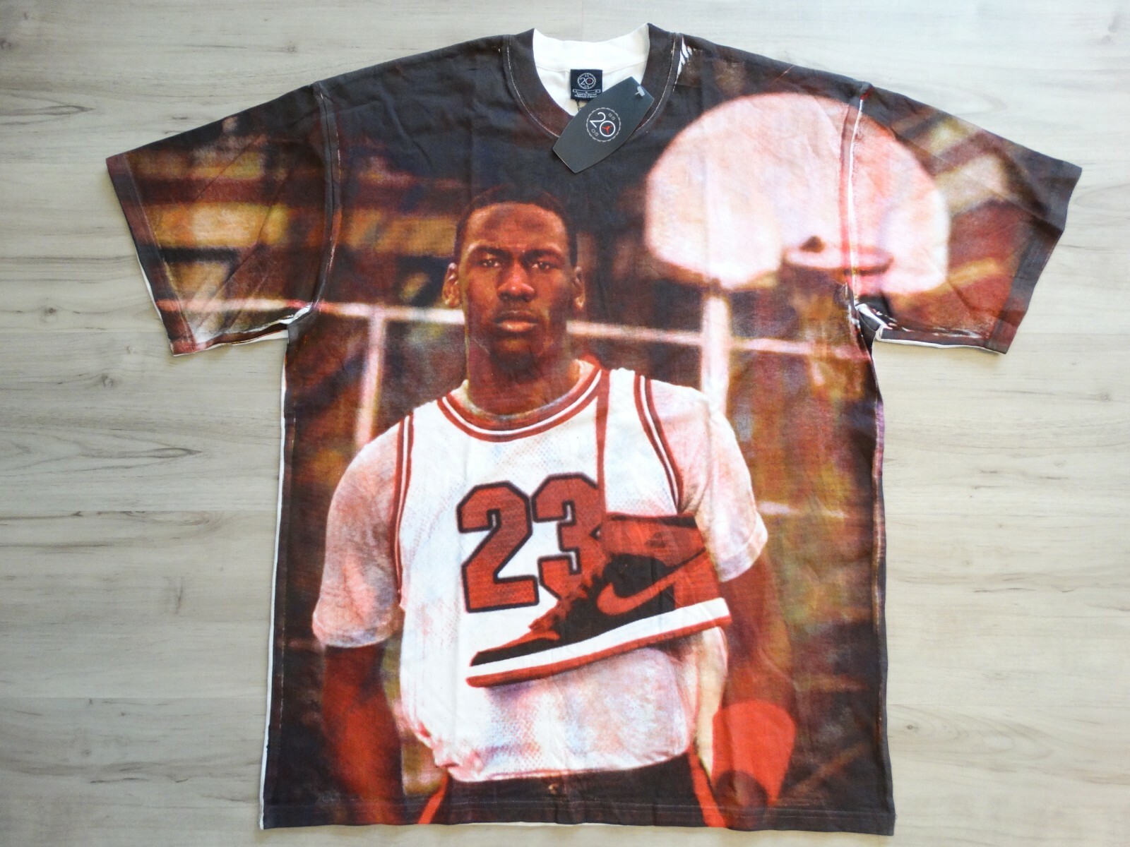 て*ん様 ナイキ ビンテージ2005 ジョーダン20周年記念プリントTシャツ て*ん様 ナイキ ビンテージ2005 ジョーダン20周年記念プリントT