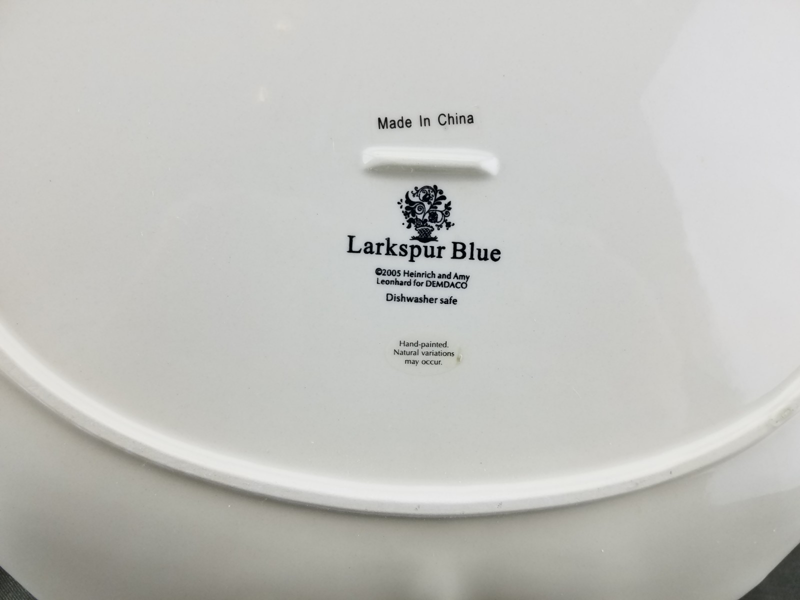 Demadco Larkspur Blue Heinrich & Leonhard Serving Platter New in Box 16 x 12 1/2