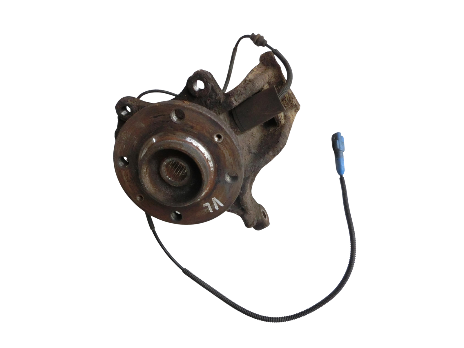 Fuso a snodo Mozzo ruota Sx anteriore per Peugeot 1007 05-09 - Bild 1