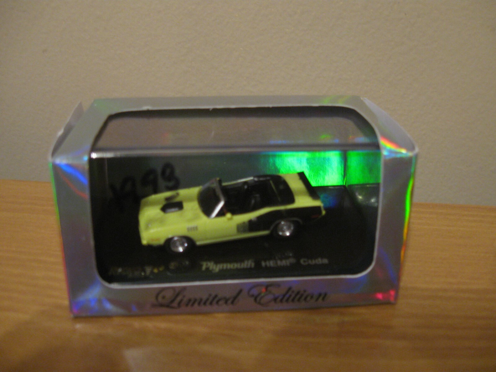 Ricko Limited Edition  HO SCALE Plymouth Hemi Cuda