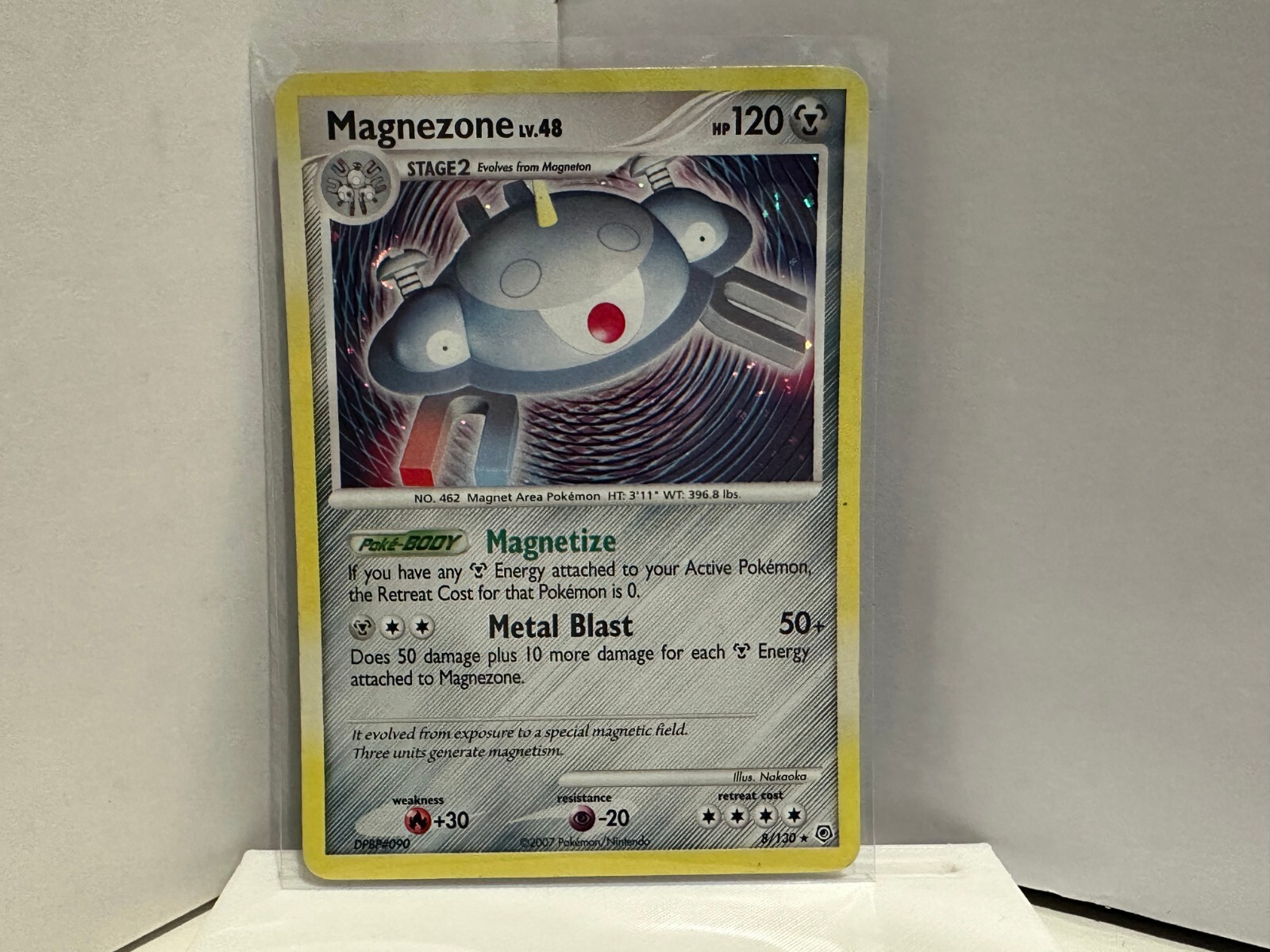 Magnezone - 8/130 - Holo Rare NM Diamond & Pearl Pokemon NM