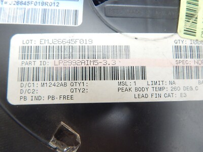 NATIONAL LP2992AIM5-3.3 LDO Voltage Regulator SOT-23 - LOT OF 5 - FAST SHIPPING