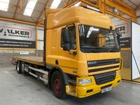 DAF CF75 SPACE CAB EURO 5 6X2, 26 TONNE FLATBED - 2012 - FD61 YYA