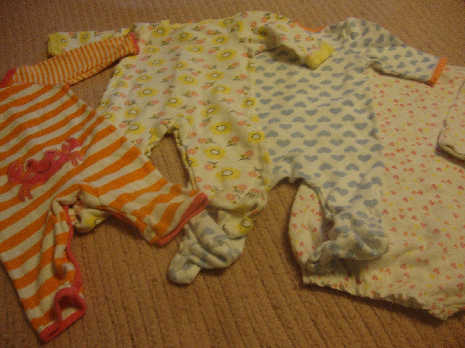 Infant Baby Girl Long Sleeve Spring Colored Clothes & Valentine Day Tops Lot of