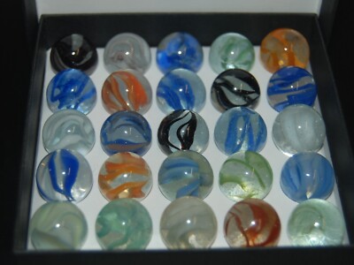 Collector Box Vitro Agate  Caged Catseye Marbles Keepers Box DT- 52