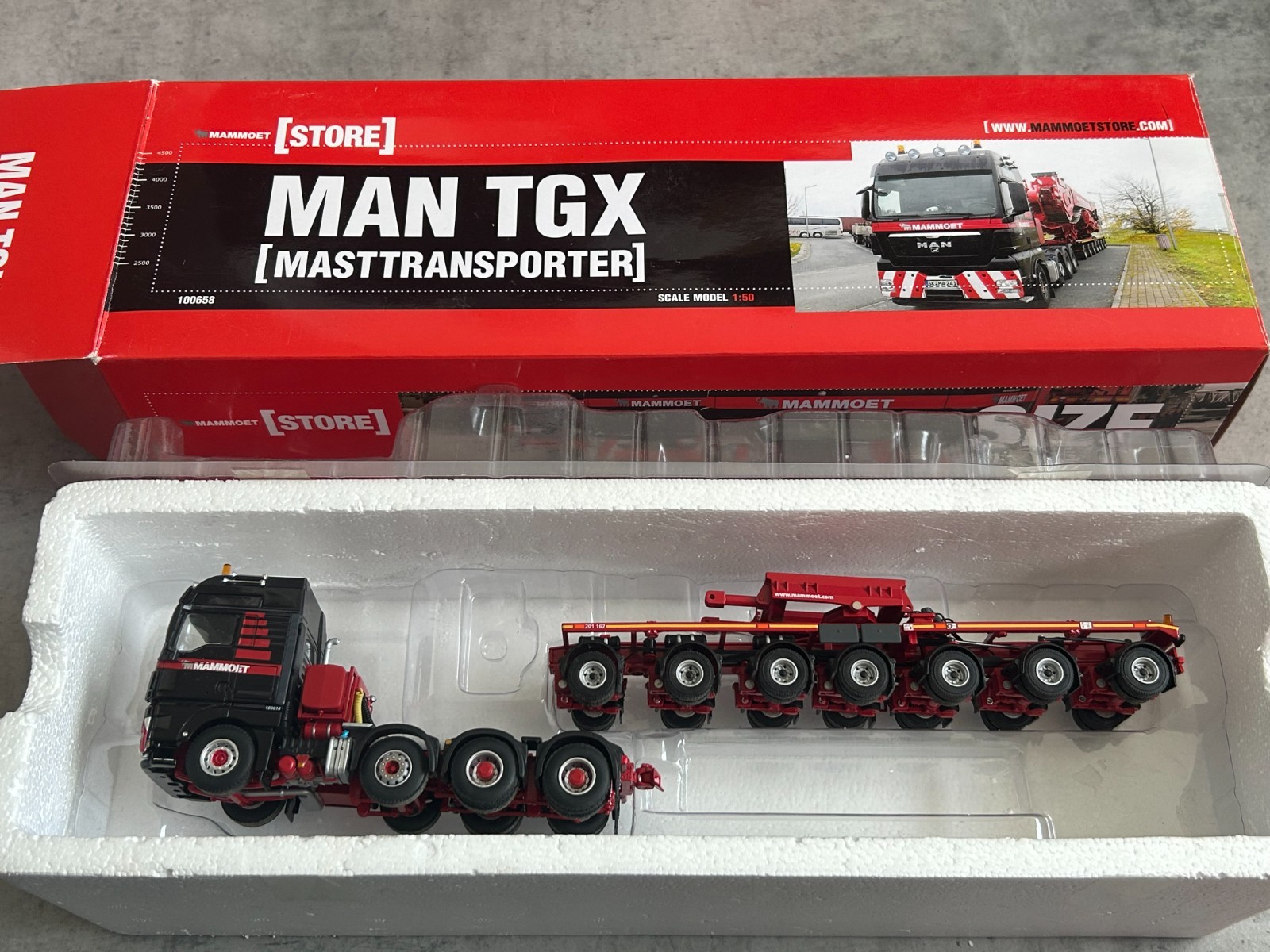 WSI MAMMOET TRAILER SETトレーラーセット 1⁄50 WSI MAMMOET TRAILER