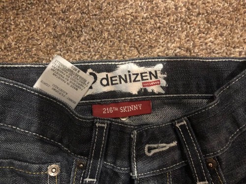 BOYS SIZE 8 LEVIS  BLUE JEANS, 3 PAIRS