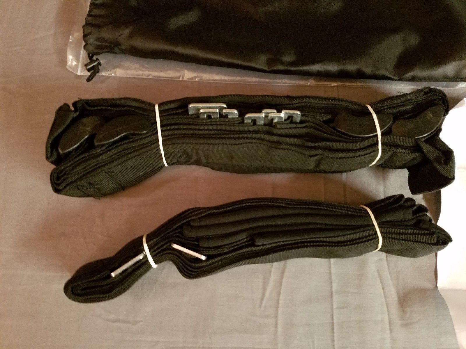 2 SETS - HEAVY DUTY SHOULDER HARNESS LIFTING MOVING STRAPS 2 PERSON MOVERS