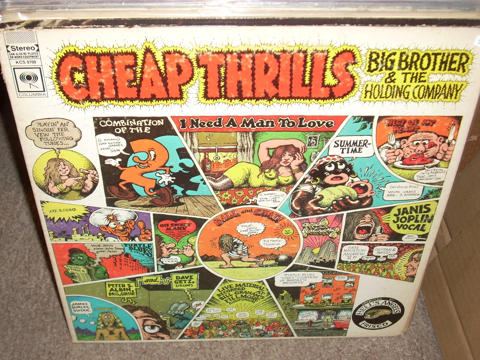 JANIS JOPLIN / BIG BROTHER cheap thrills ( rock ) stereo 2