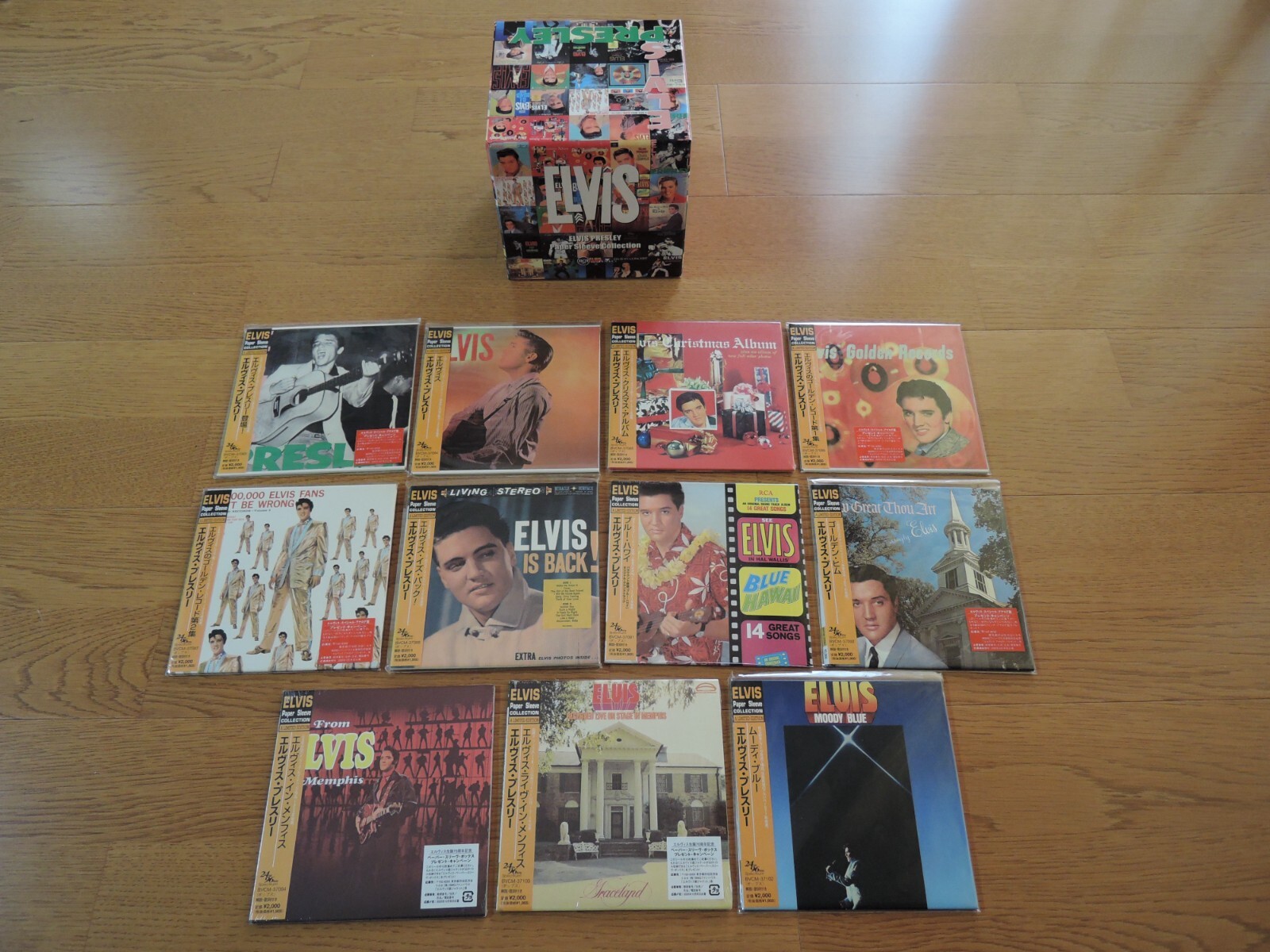 Elvis Presley CD&DVDセット Elvis Presley PROMO BOX + 11CDs Set Japan Mini LP CD Sealed