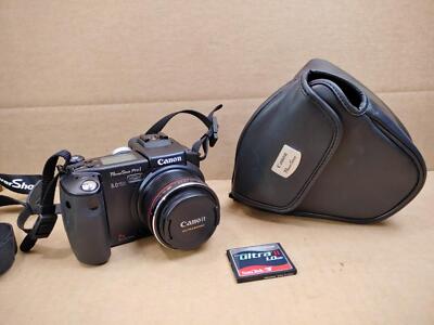 Canon PowerShot Pro1 PC1057 8.0MP Digital Camera w/ 1GB Card     **NO BATTERY**