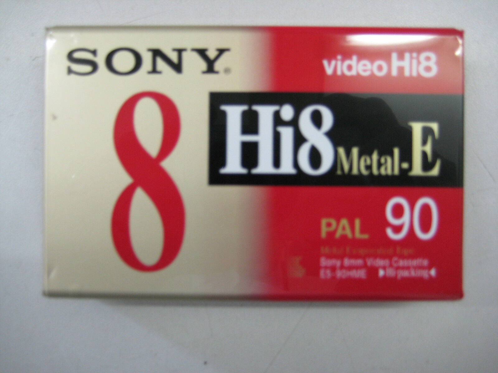 Sony Hi8 Metal-E 90 Videokassetten