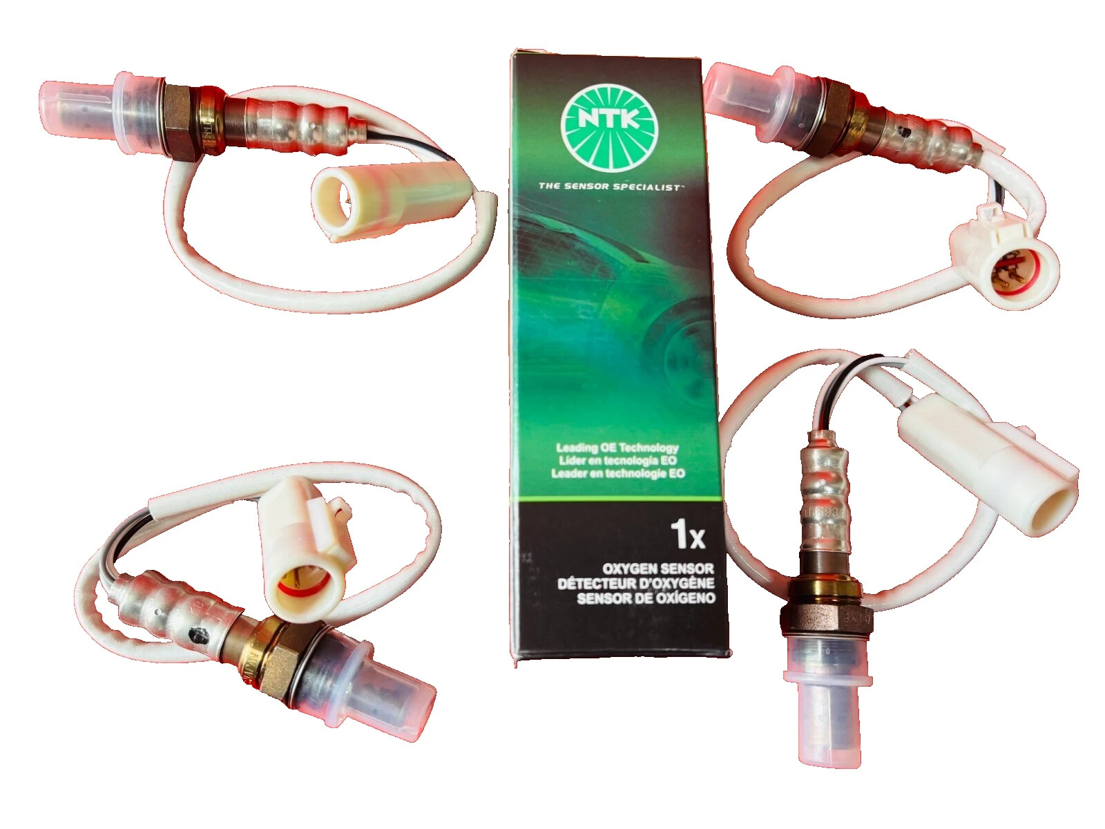 Set of 4 NTK Oxygen O2 Sensor for 1997-2008 Ford Expedition V8 4.6