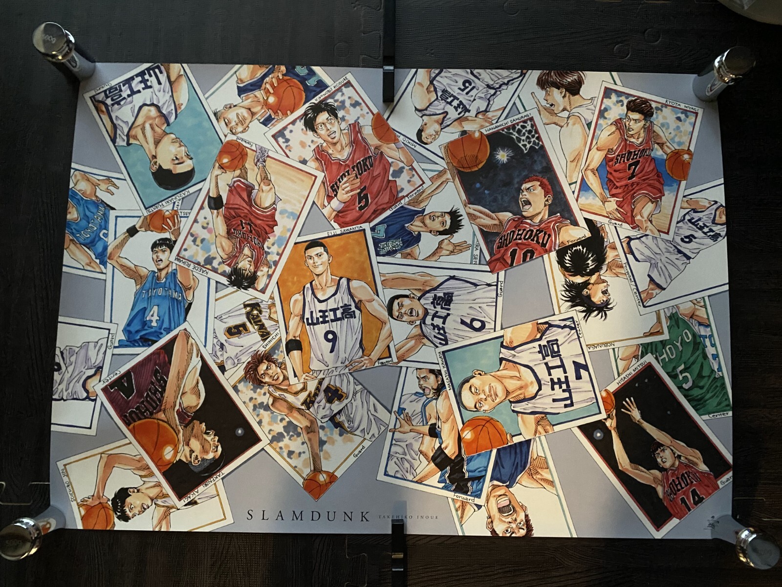 SLAMDUNKポスター
主要5キャラクターのセットで未開封新品になります。 激レア】スラムダンク SLAMDUNK ポスター ジャンプ展 Bタイプ 検