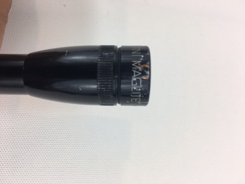 Black Mini Maglite AA Flashlight Vintage Texaco Natural Gas Advertising