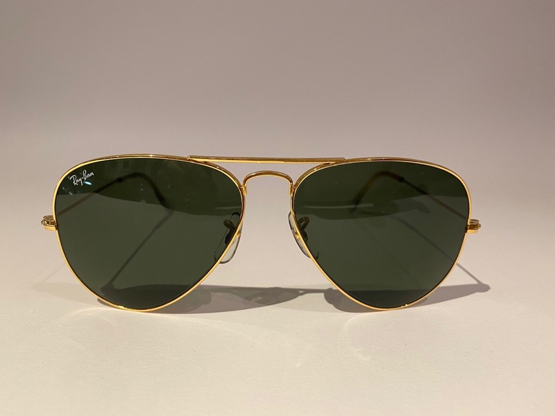 Купить rayban aviator gold case 