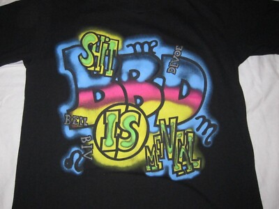 Vtg Bell Biv Devoe Band World Tour Heavy Cotton Black All Size Shirt AA1270