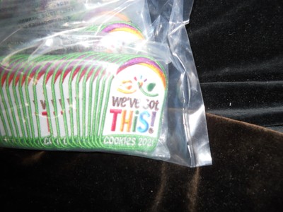 NIP GIRL SCOUT 2021 COOKIE PATCH 100 PIECES IRON ON