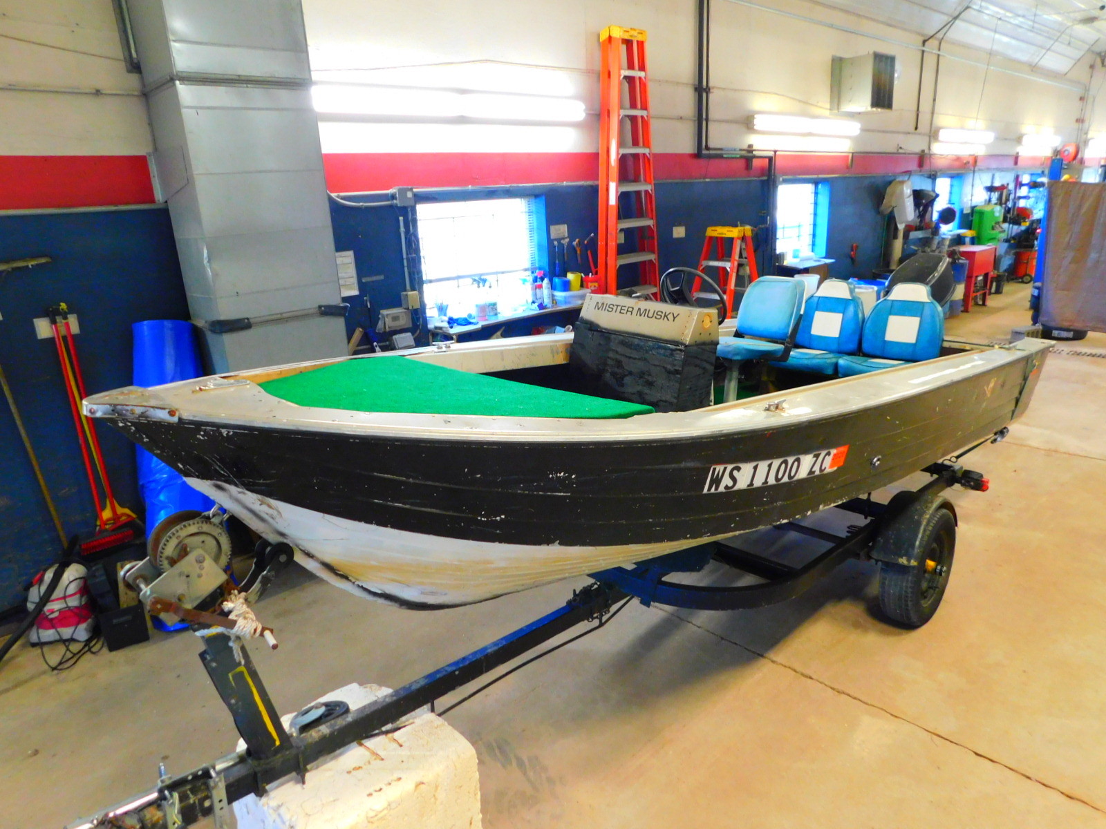 16' Mirrorcraft Aluminum 50HP Suzuki Outboard w/Trailer T1281552