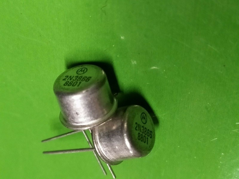 2n3866 Transistor     Lot  2  Pcs                 F4h33/2